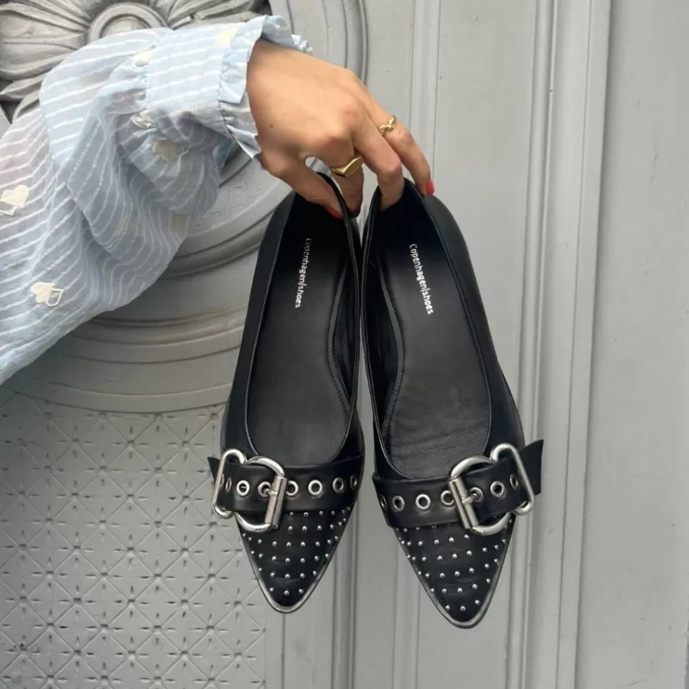 Copenhagen Shoes AS THE MOVE BLK - *Dame Loafers | Ballerinasko