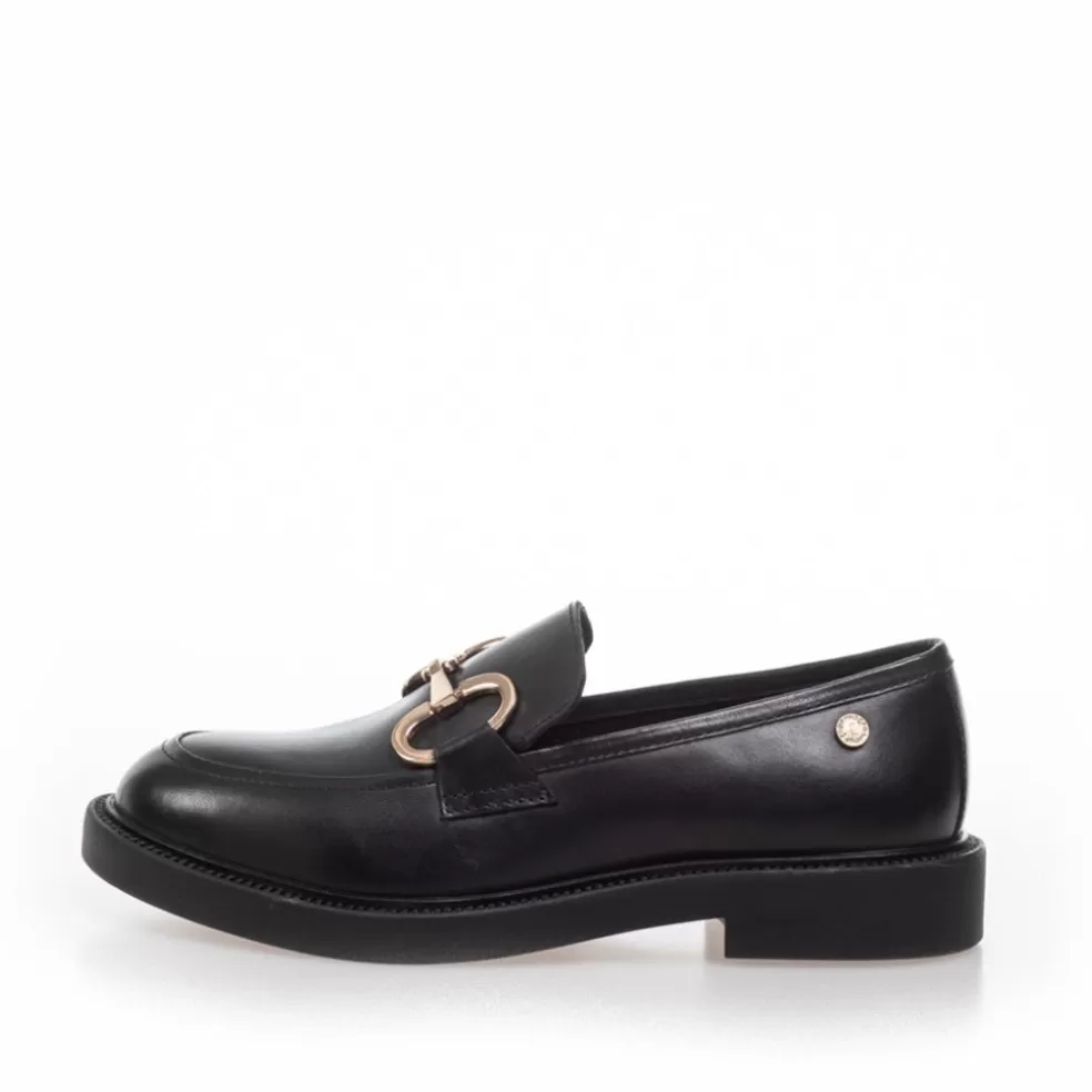 Copenhagen Shoes AWAKE - Black Leather*Dame Loafers