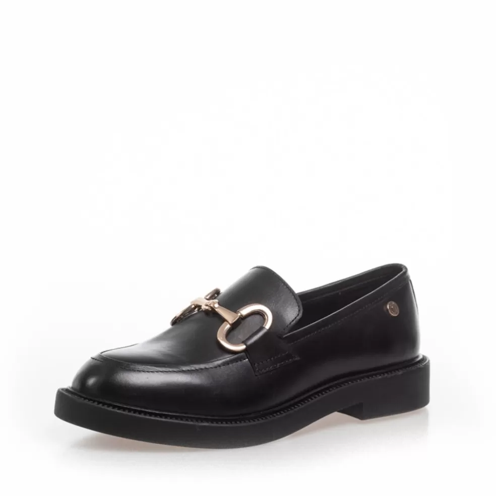 Copenhagen Shoes AWAKE - Black Leather*Dame Loafers