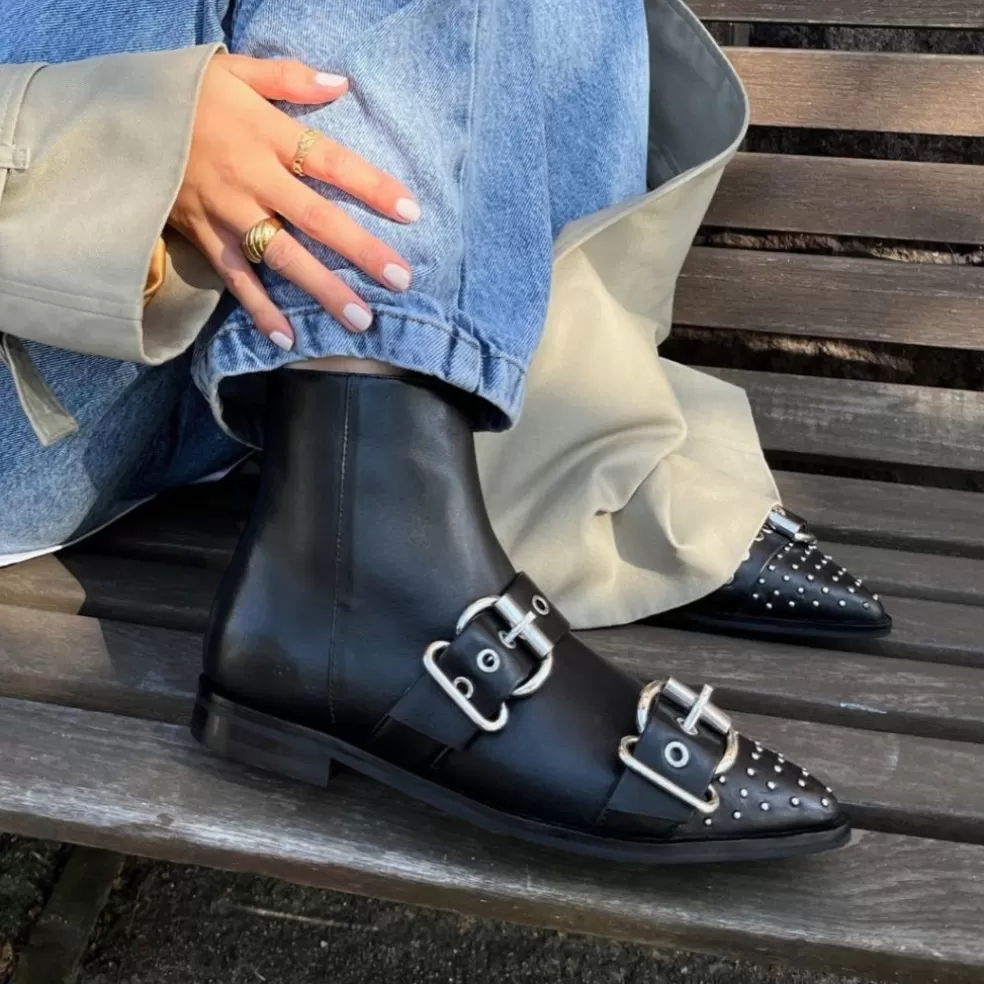 Copenhagen Shoes BARILLIA BOOT - BLACK*Dame Ankelstøvler