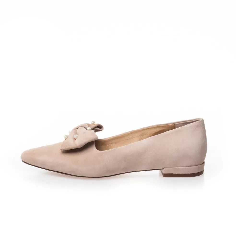 Copenhagen Shoes BE GOOD PEARLS - BEIGE*Dame Ballerinasko