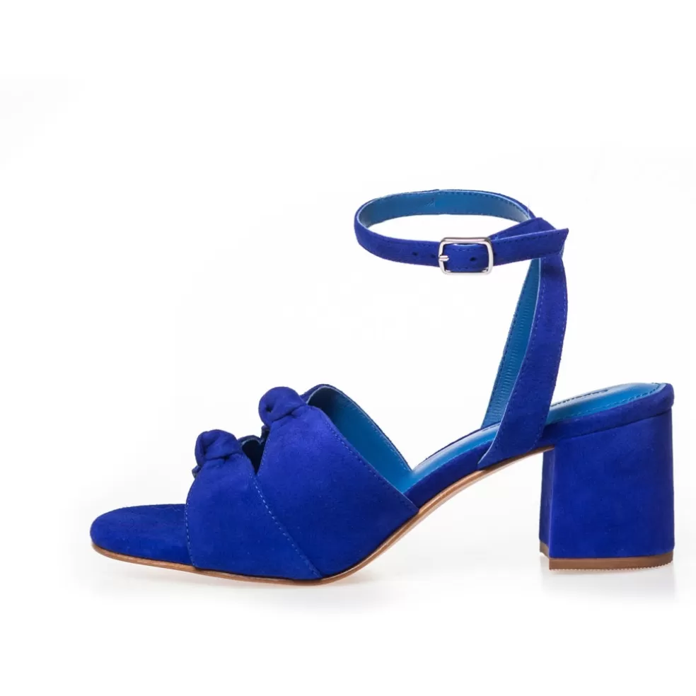 Copenhagen Shoes BE MINE - ROYAL BLUE*Dame Sandaler Med Hæl | Stiletter