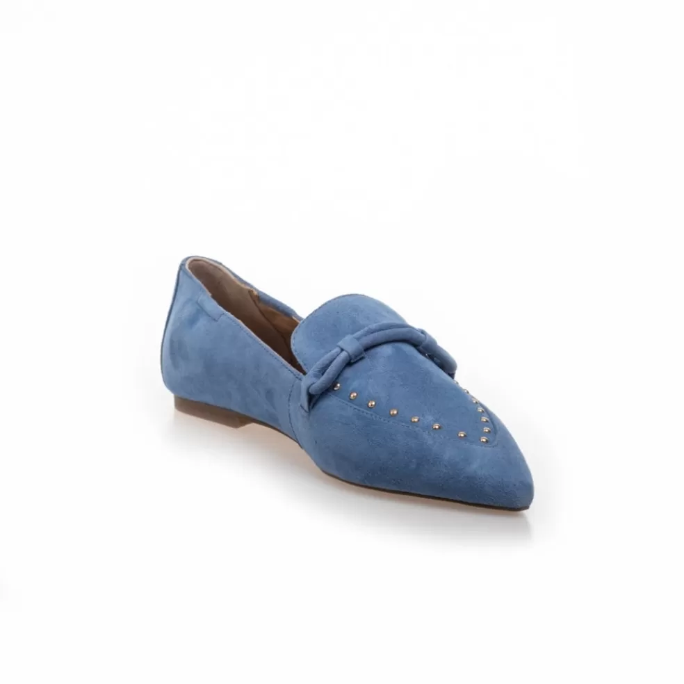 Copenhagen Shoes BE YOU - SUEDE - DENIM*Dame Loafers