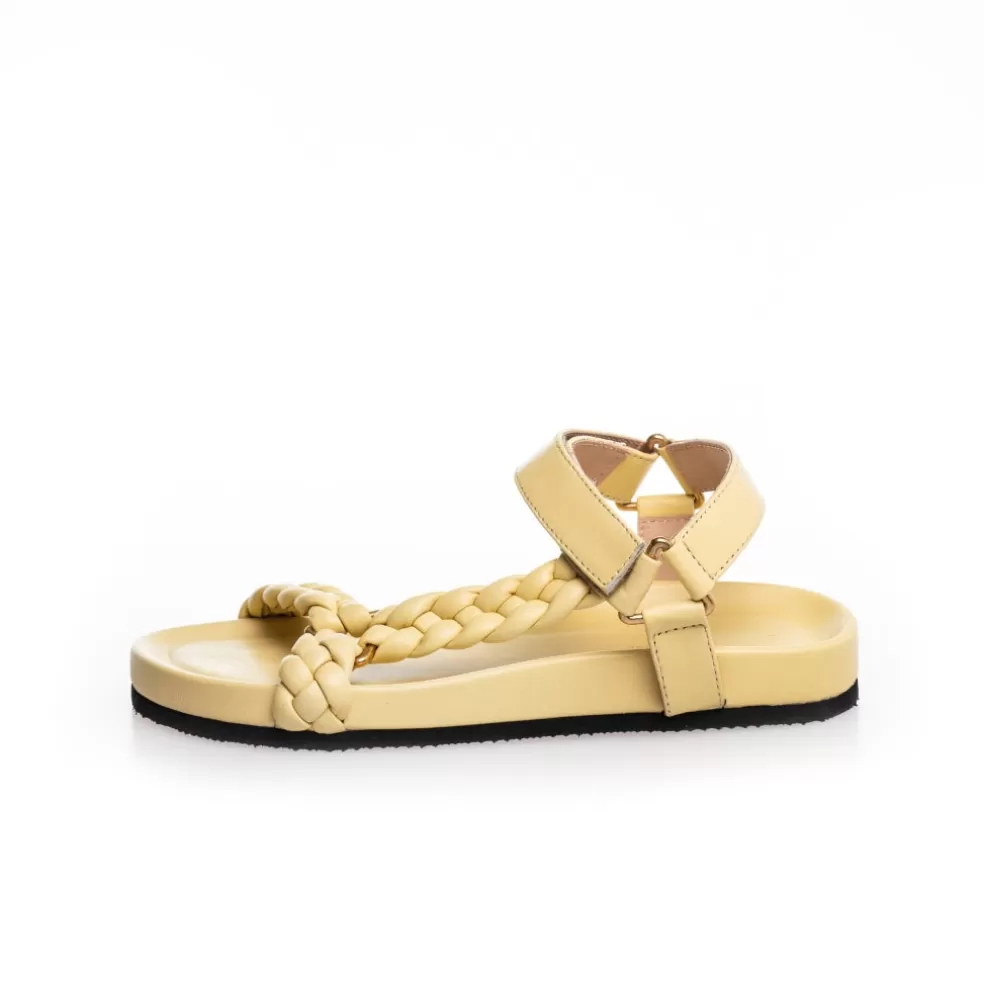 Copenhagen Shoes BEACH - PALE BANANA*Dame Flade Sandaler