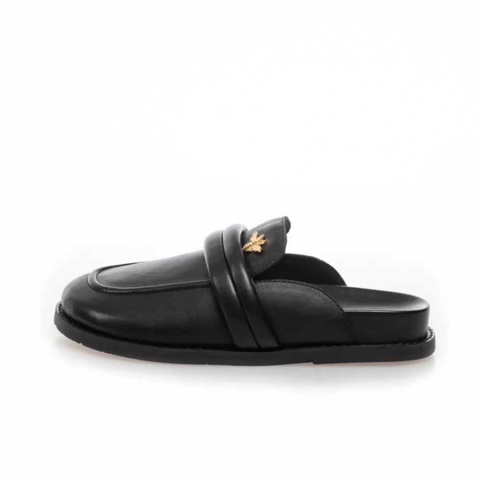 Copenhagen Shoes BEE`S - BLACK*Dame Mules · Slip Ins