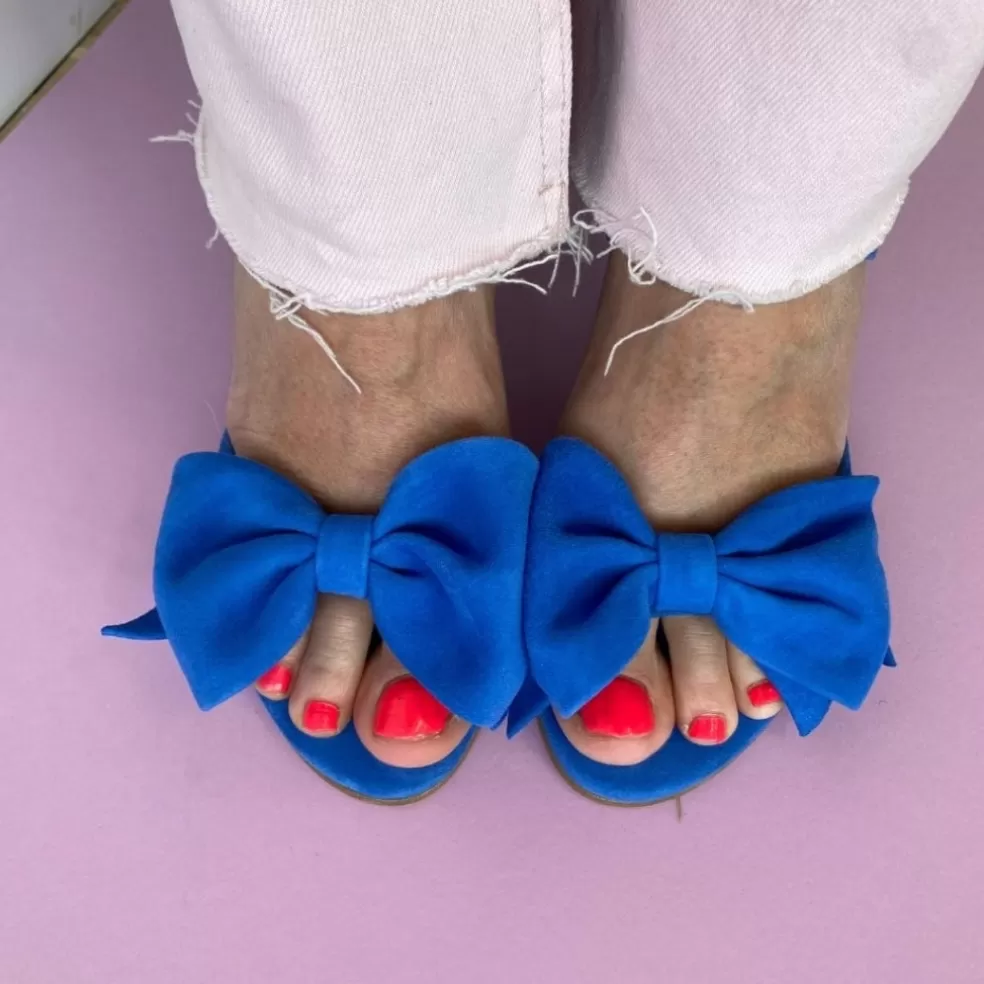 Copenhagen Shoes CELEBRATE - Josefine Valentin - ELECTRIC BLUE*Dame Sandaler Med Hæl | Stiletter