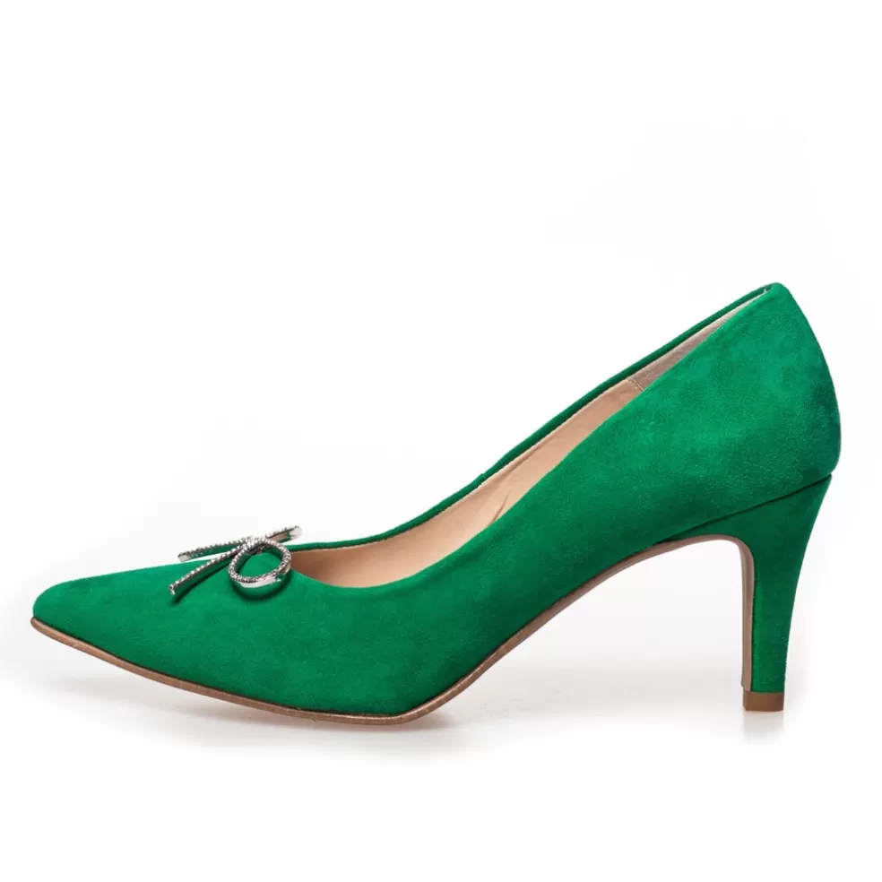 Copenhagen Shoes DANCE AND DIAMONDS - GREEN JELLY BEAN*Dame Stiletter