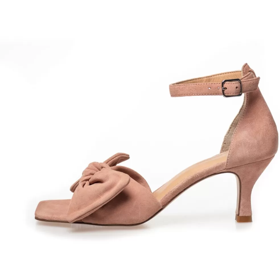 Copenhagen Shoes DANCING 23 SUEDE - PAPAYA*Dame Sandaler Med Hæl | Stiletter