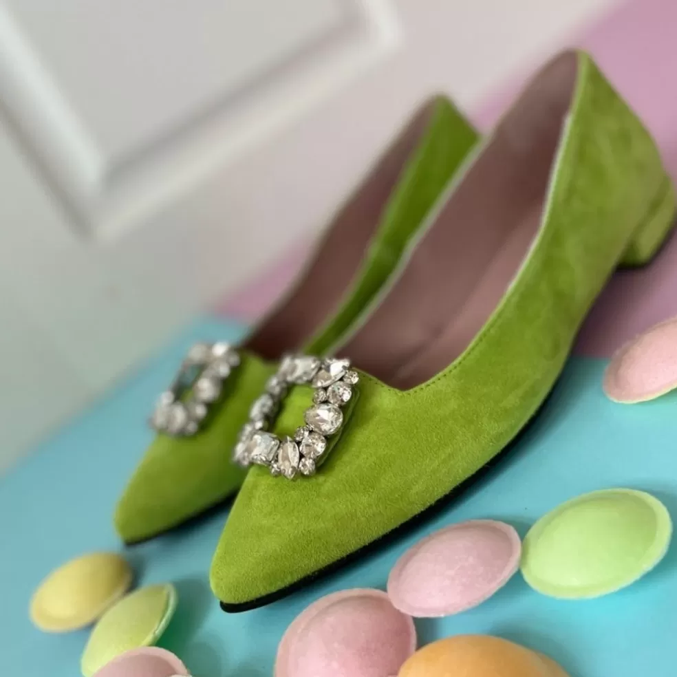 Copenhagen Shoes FAIRYTALES - LIGHT GREEN (BABY GREEN)*Dame Ballerinasko