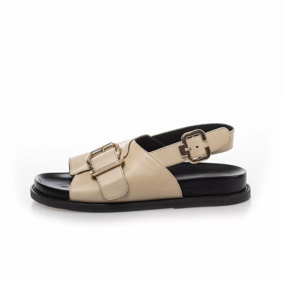 Copenhagen Shoes FOREVER YOU - BEIGE*Dame Flade Sandaler