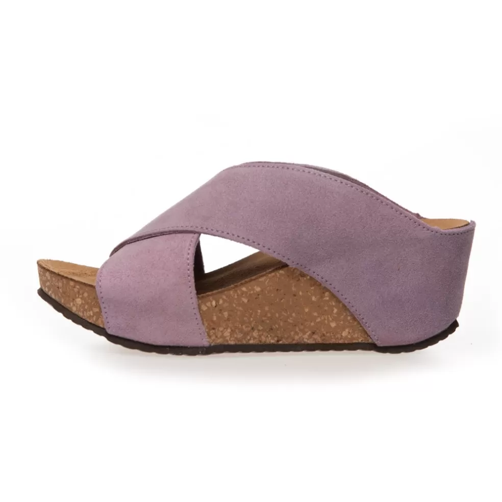 Copenhagen Shoes FRANCES 22 Suede - *Dame Sandaler Med Kilehæle