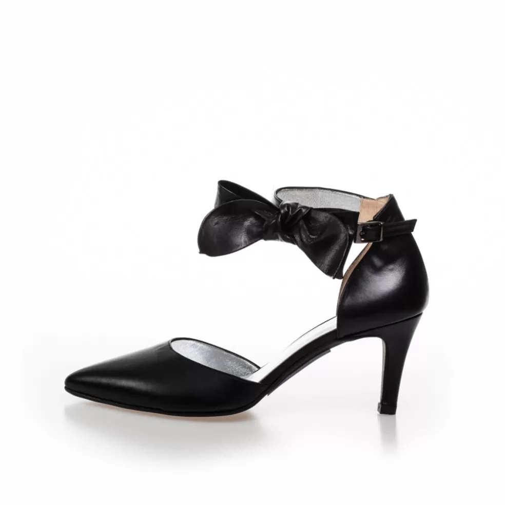 Copenhagen Shoes GOING OUT Leather - BLACK*Dame Stiletter