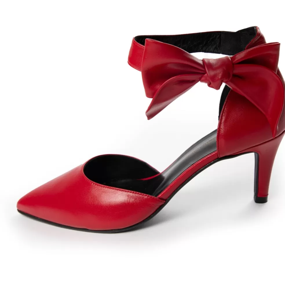 Copenhagen Shoes GOING OUT Leather - PASSION (RED)*Dame Stiletter