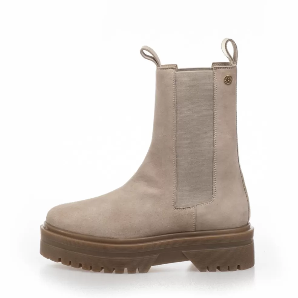 Copenhagen Shoes GOING SUEDE 22 - Beige Suede*Dame Chelsea Boots | Ankelstøvler