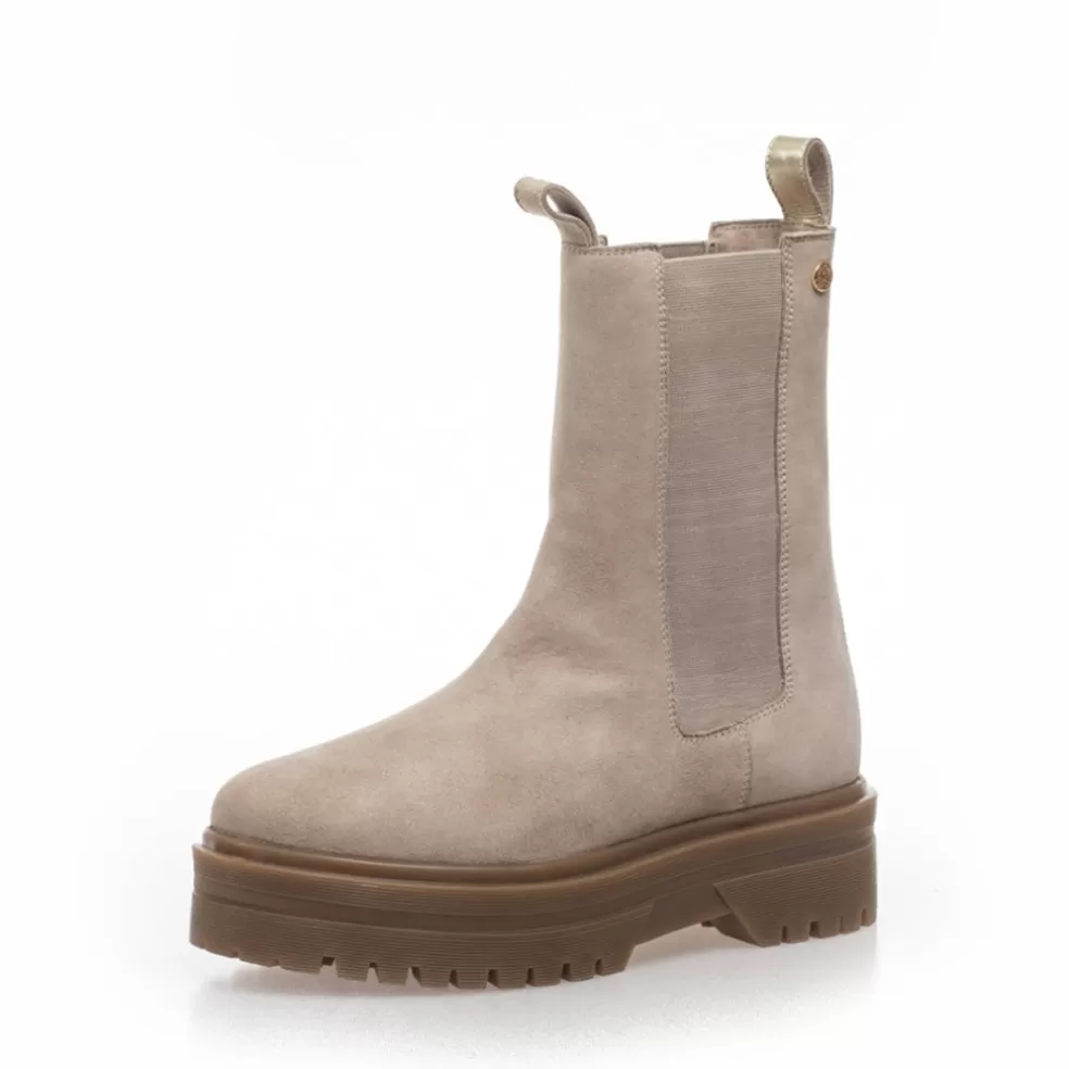 Copenhagen Shoes GOING SUEDE 22 - Beige Suede*Dame Chelsea Boots | Ankelstøvler