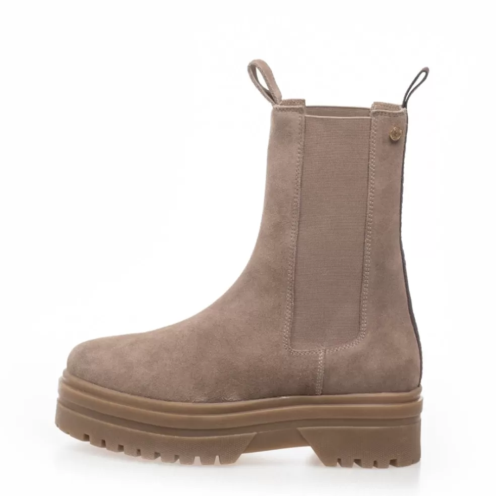 Copenhagen Shoes GOING SUEDE 22 - Taupe Suede*Dame Chelsea Boots | Ankelstøvler