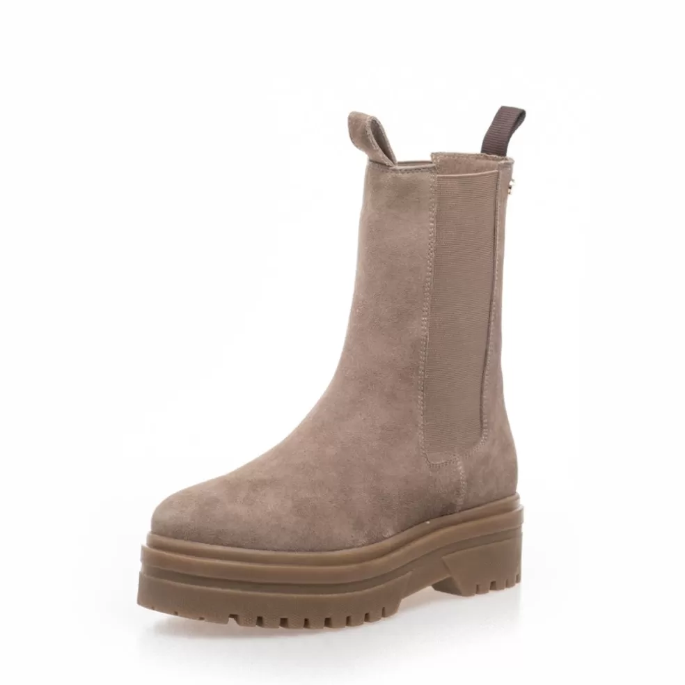 Copenhagen Shoes GOING SUEDE 22 - Taupe Suede*Dame Chelsea Boots | Ankelstøvler