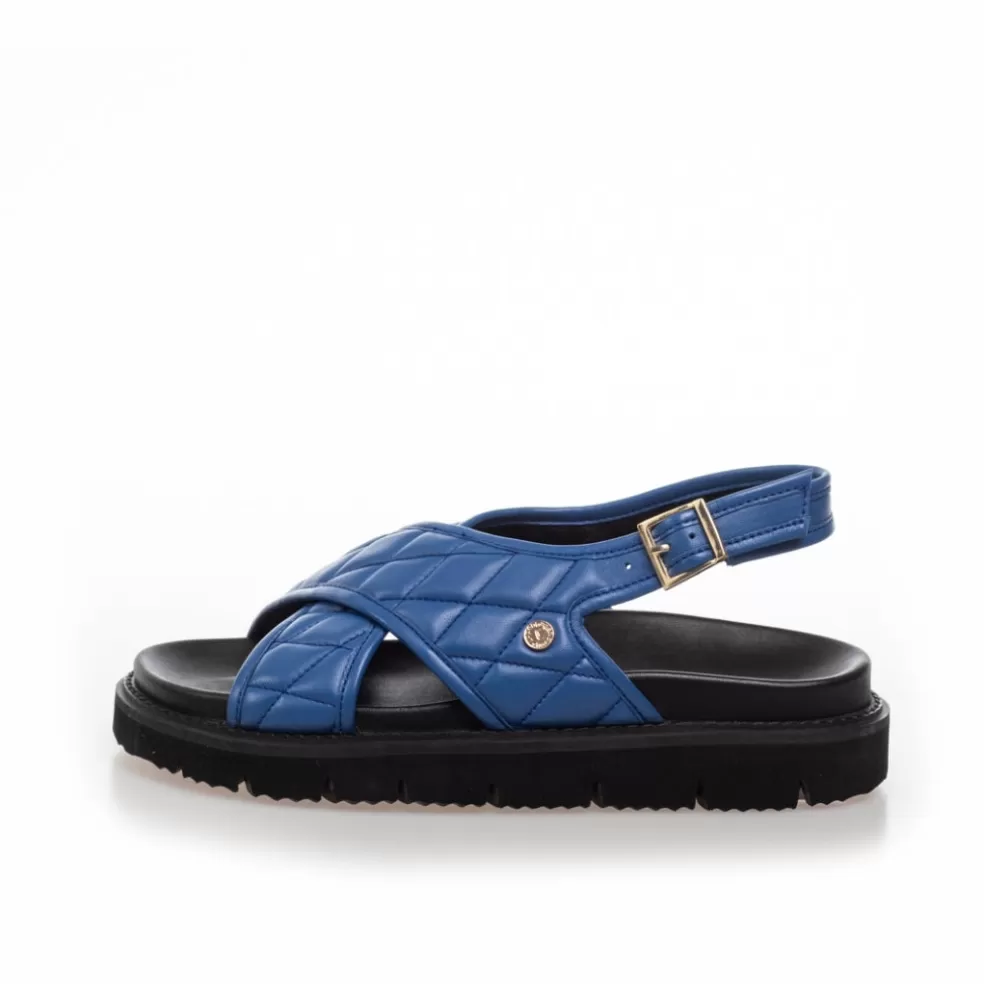 Copenhagen Shoes GOING WILD - Blue*Dame Flade Sandaler