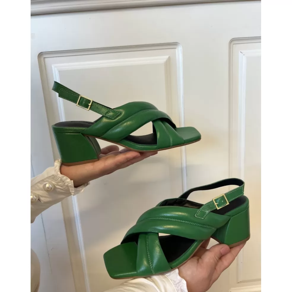 Copenhagen Shoes HEELS AND MORE - Green*Dame Sandaler Med Hæl | Stiletter