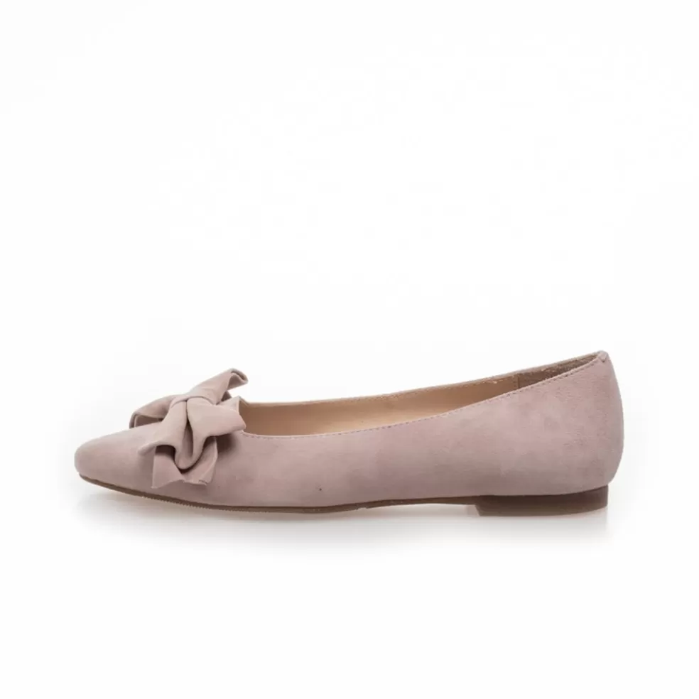 Copenhagen Shoes I AM YOURS - SUEDE - ROSA (ANTICO)*Dame Ballerinasko