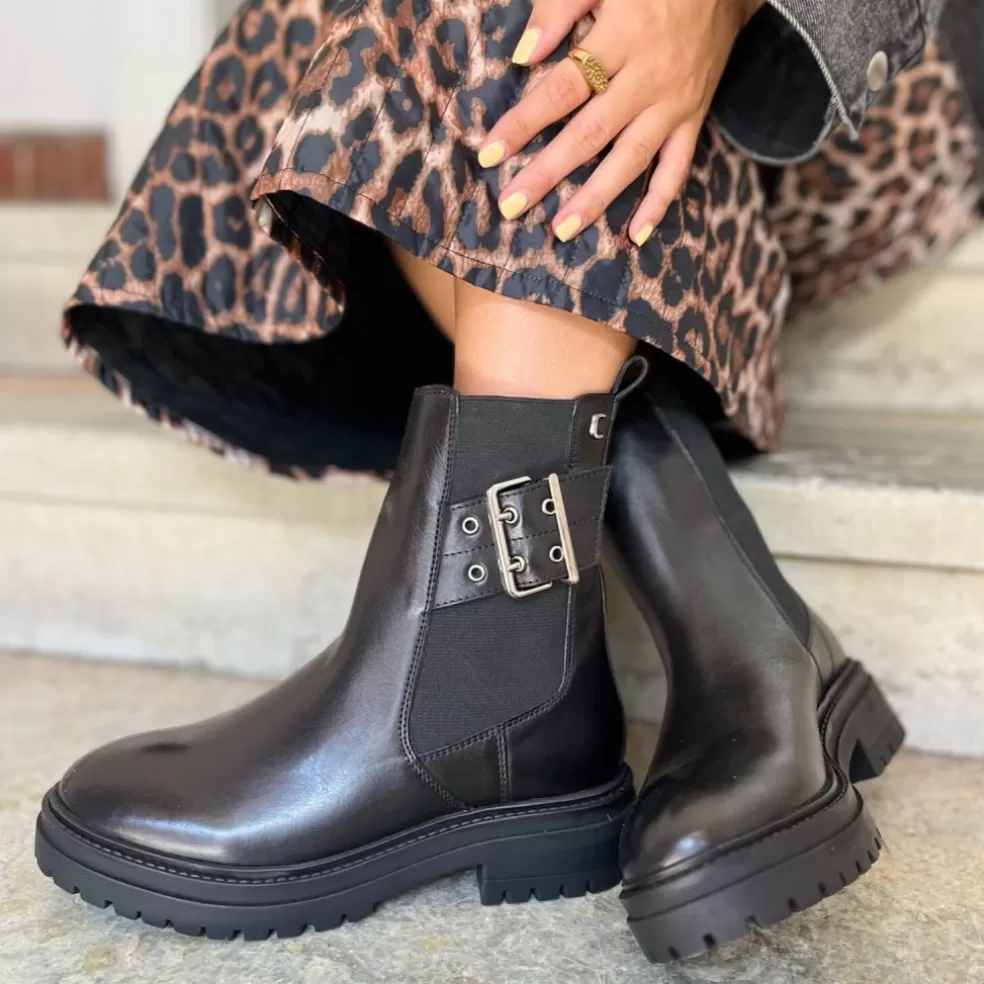 Copenhagen Shoes ITS LIKE FALL - BLACK*Dame Chelsea Boots | Ankelstøvler