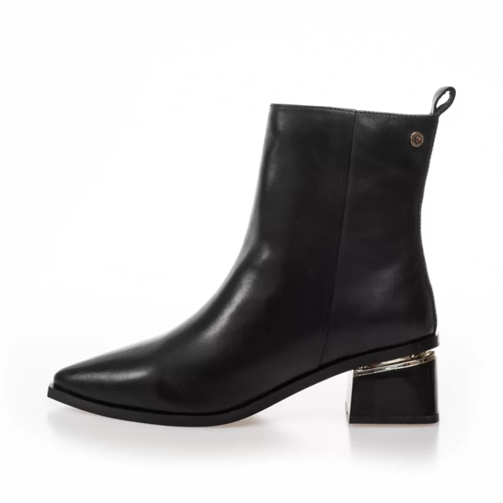 Copenhagen Shoes KATIE - BLACK*Dame Støvler Med Hæl | Ankelstøvler