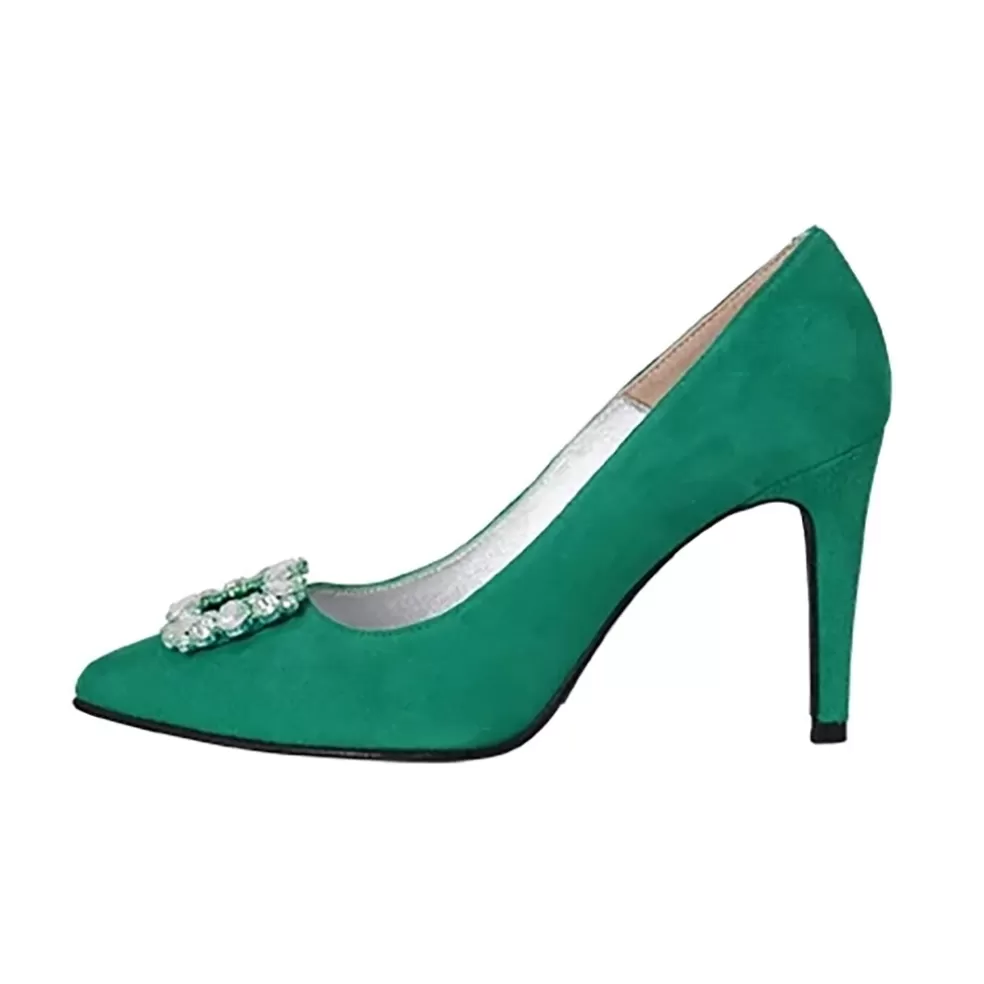 Copenhagen Shoes LA - GREEN (CADI)*Dame Stiletter