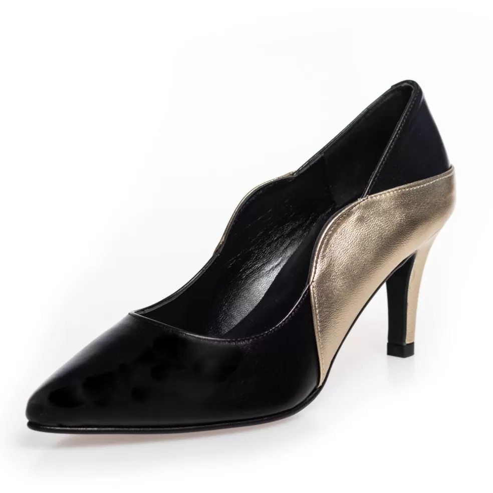 Copenhagen Shoes LOVE AND JOY - BLACK GOLD - Black Gold*Dame Stiletter