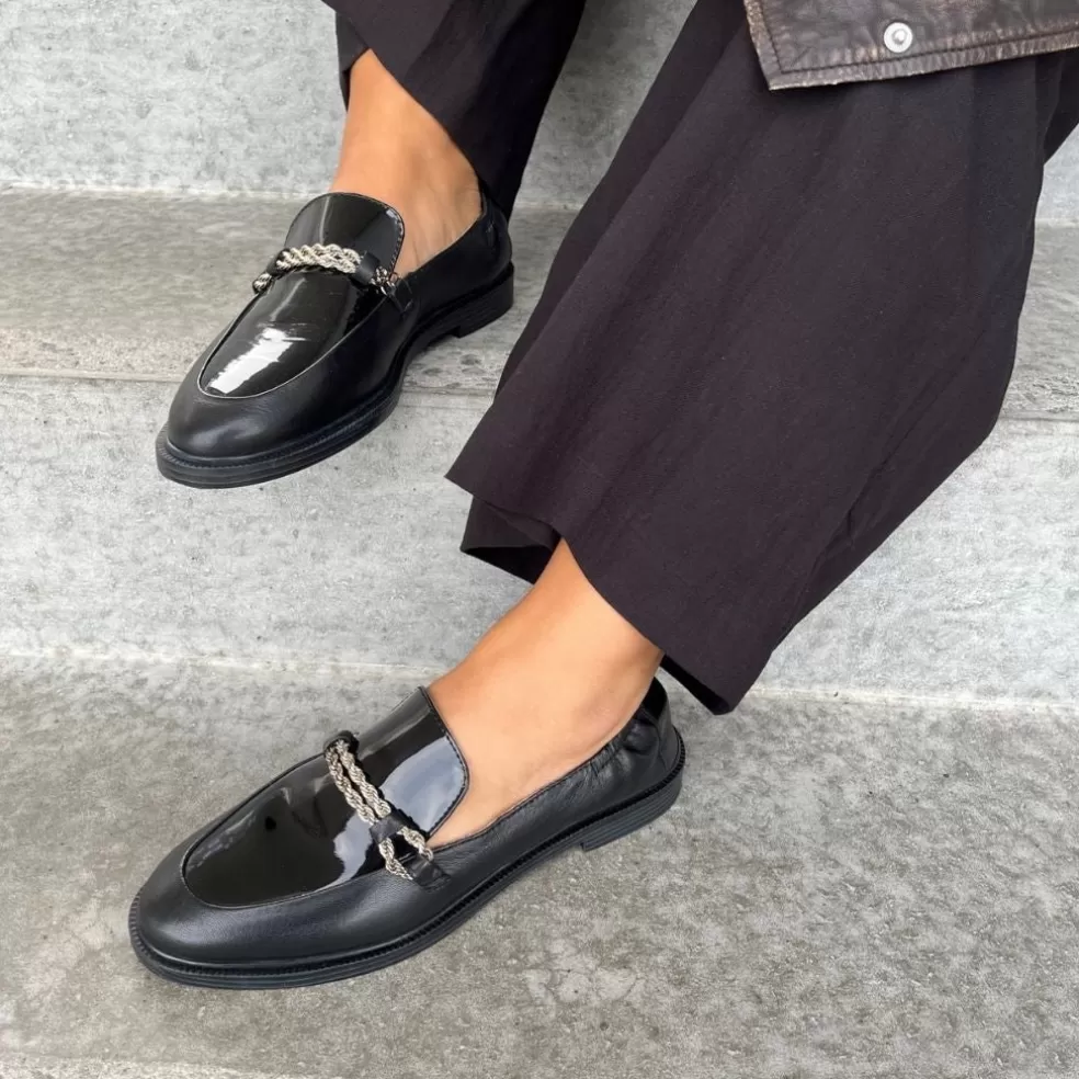 Copenhagen Shoes LOVE AND WALK - PATENT - *Dame Loafers