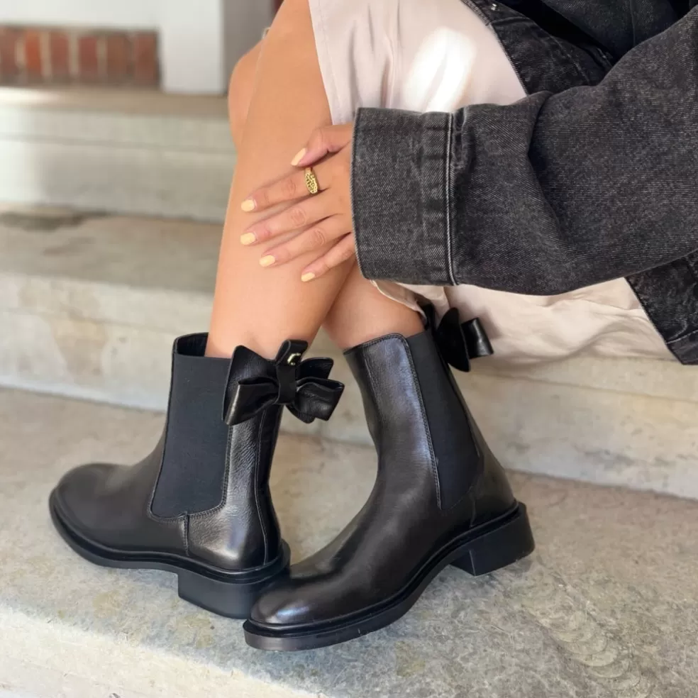 Copenhagen Shoes MAGIC FALL - BLACK*Dame Chelsea Boots | Ankelstøvler