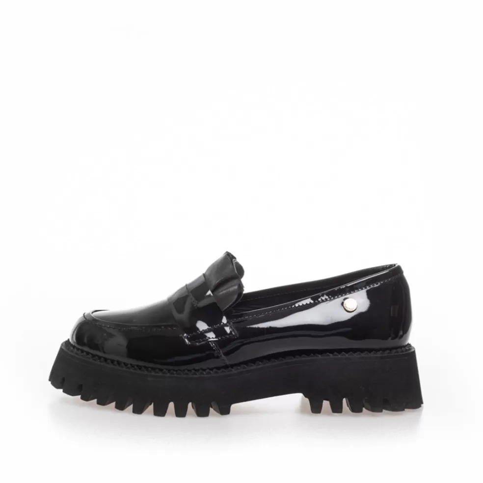 Copenhagen Shoes MAKE WAVES PATENT - BLACK/PATENT*Dame Loafers