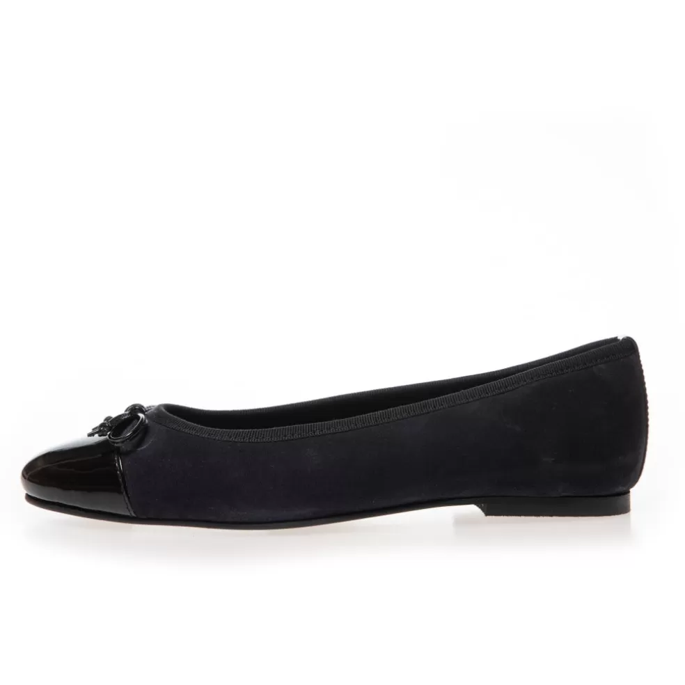 Copenhagen Shoes MY OWN BALLERINAS - NAVY/BLACK PATENT*Dame Ballerinasko