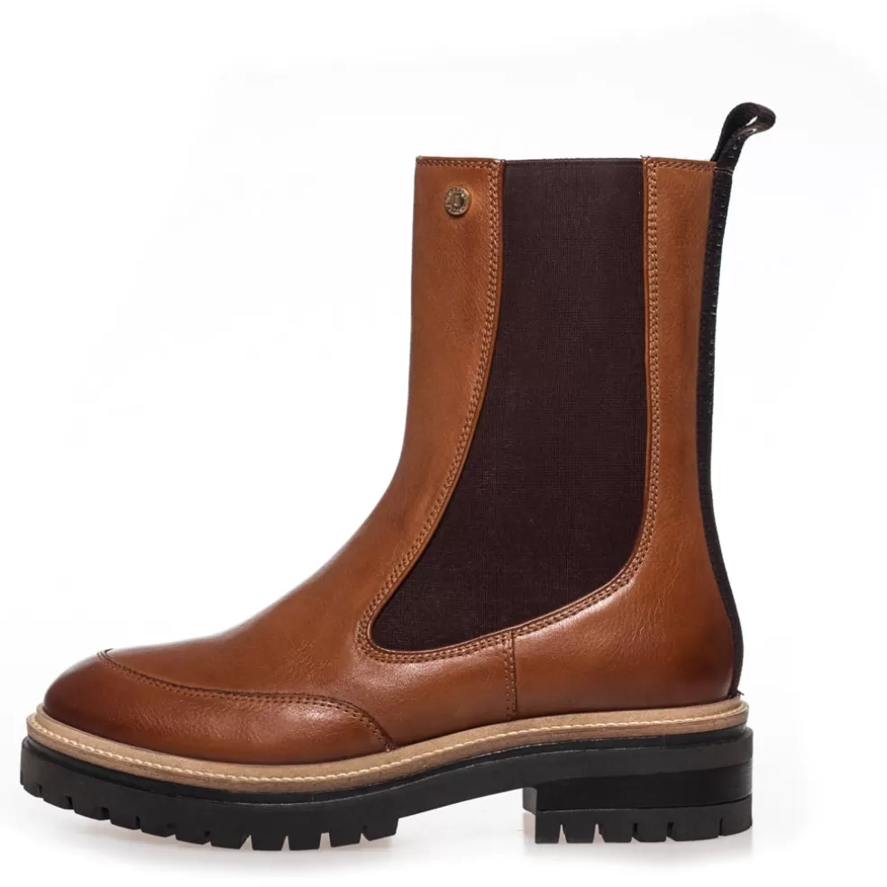 Copenhagen Shoes NEW FALL 23 - TAN*Dame Chelsea Boots | Ankelstøvler