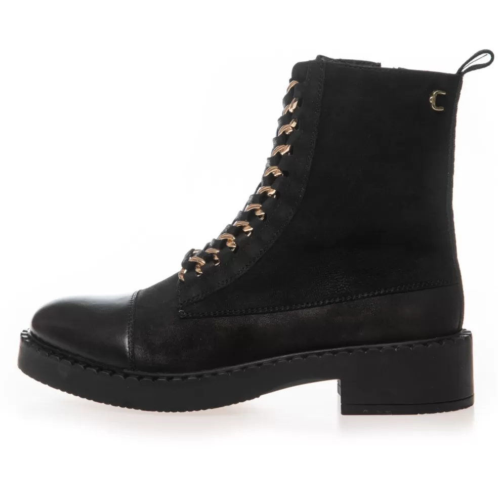 Copenhagen Shoes NEW ROCK AND MORE - BLACK*Dame Ankelstøvler