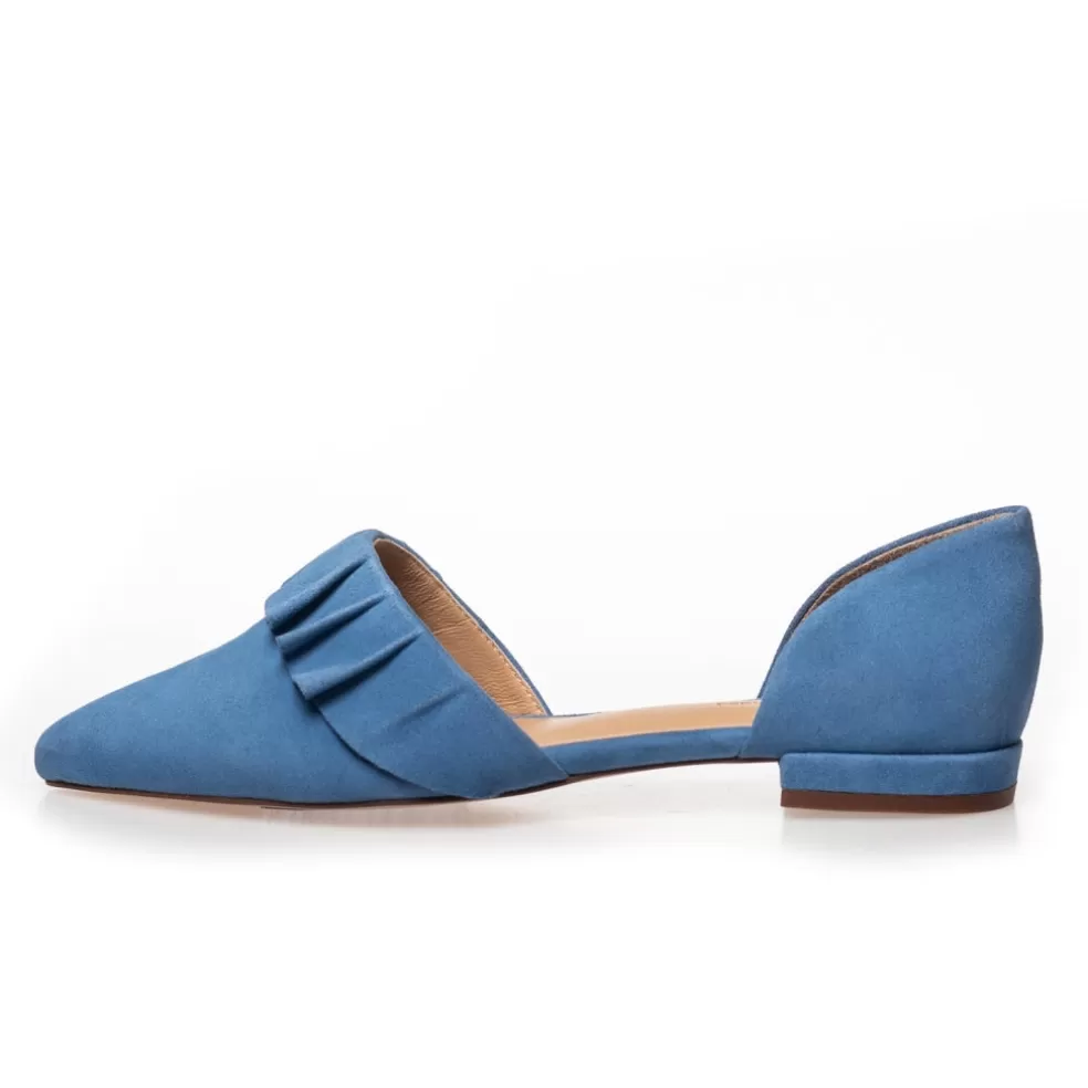 Copenhagen Shoes NEW ROMANCE 23 - SUEDE - *Dame Ballerinasko