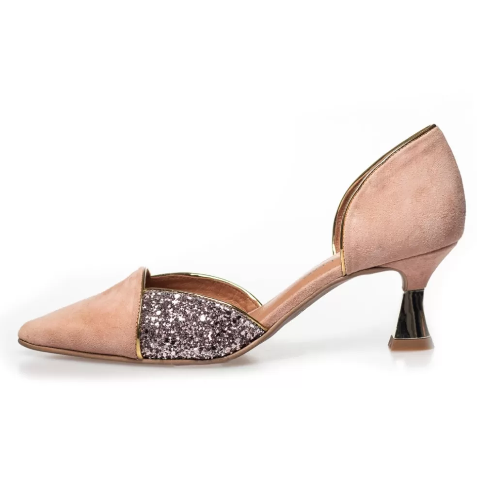 Copenhagen Shoes PARIS - GLITTER - Nude Multi*Dame Stiletter