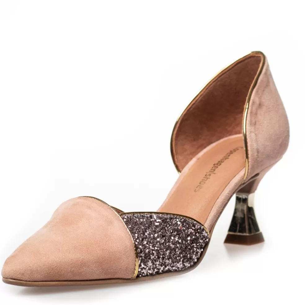 Copenhagen Shoes PARIS - GLITTER - Nude Multi*Dame Stiletter