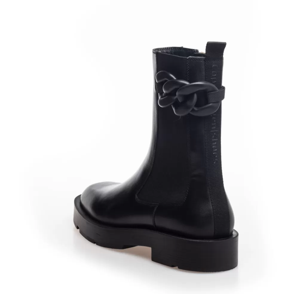 Copenhagen Shoes PARIS LOVE - BLACK*Dame Chelsea Boots | Ankelstøvler