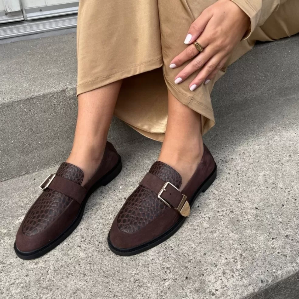 Copenhagen Shoes PEACE - DARK BROWN (COFFEE BEAN)*Dame Loafers