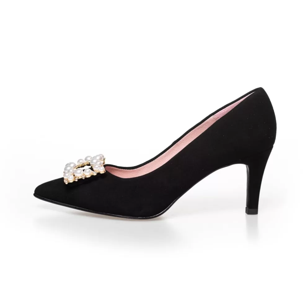 Copenhagen Shoes PEARLS AND DIAMONDS - BLACK*Dame Stiletter