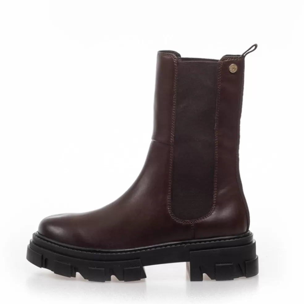 Copenhagen Shoes PENNY GIRL - Dark Brown (black Outsole)*Dame Chelsea Boots | Ankelstøvler