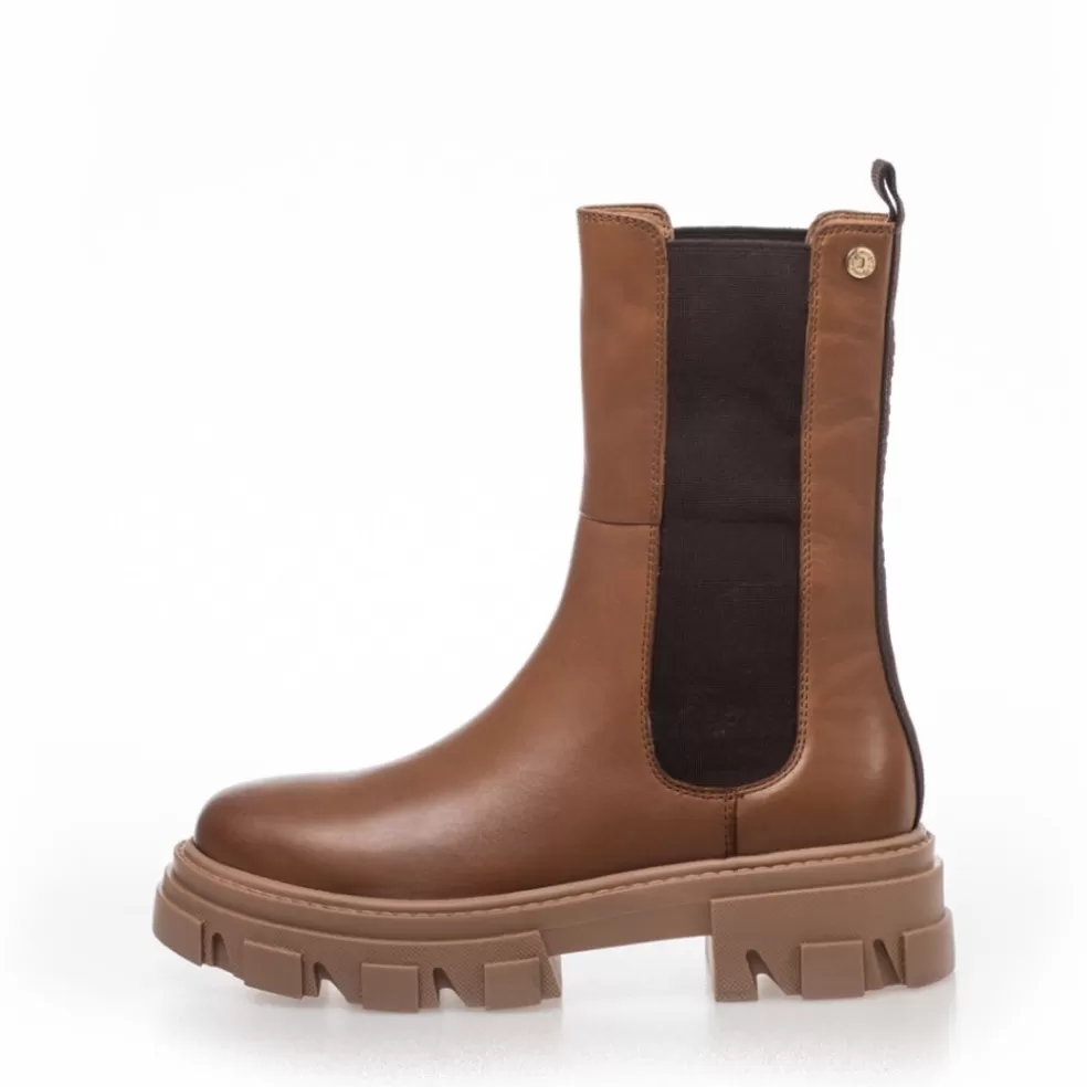 Copenhagen Shoes PENNY GIRL - Light Brown*Dame Chelsea Boots | Ankelstøvler