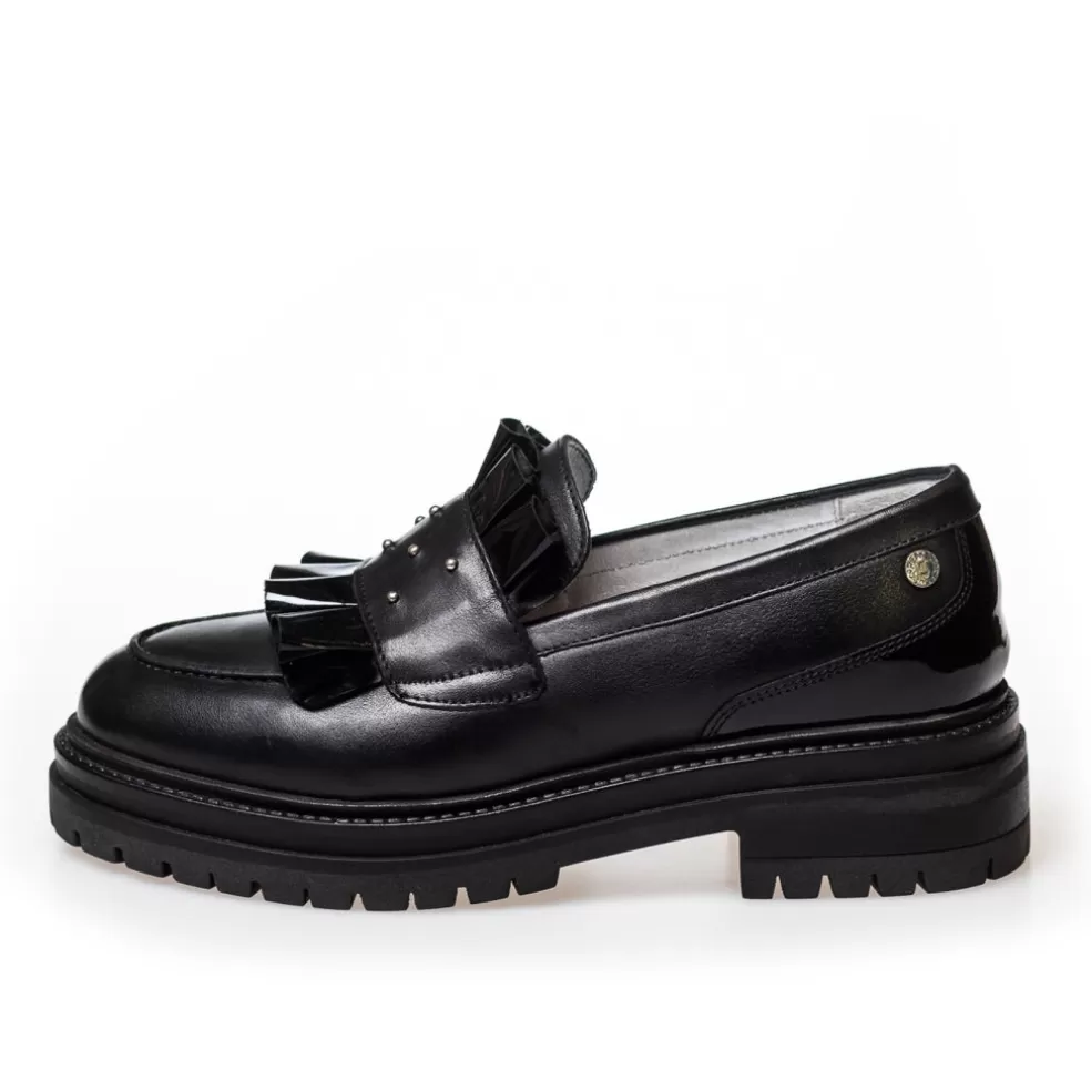 Copenhagen Shoes SMILE AND FLY - BLACK*Dame Loafers