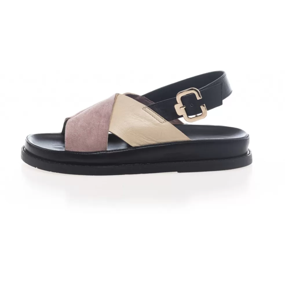 Copenhagen Shoes STRONGER - BLACK*Dame Flade Sandaler