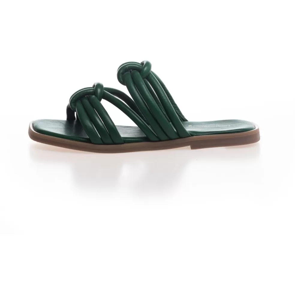 Copenhagen Shoes SUMMER FIELDS - GREEN*Dame Flade Sandaler