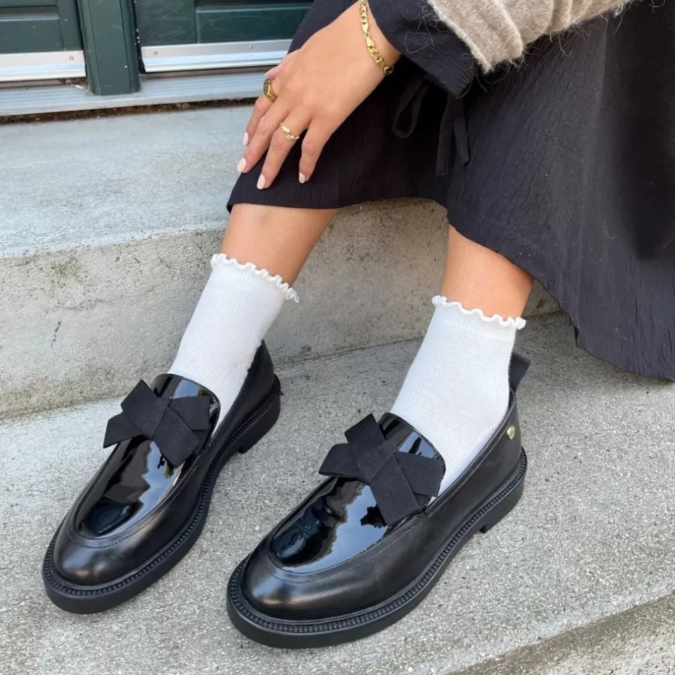 Copenhagen Shoes SURROUND ME - BLACK*Dame Loafers