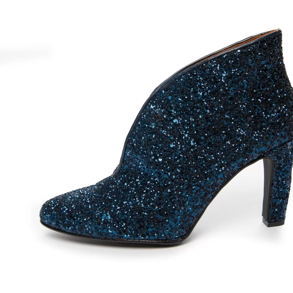 Copenhagen Shoes SUS GLITTER - BLUE GLITTER*Dame Stiletter | Støvler Med Hæl