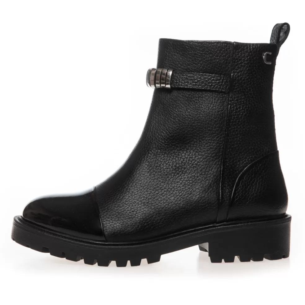 Copenhagen Shoes THE FAIRYTALE AND ME - BLACK/SILVER*Dame Chelsea Boots | Ankelstøvler