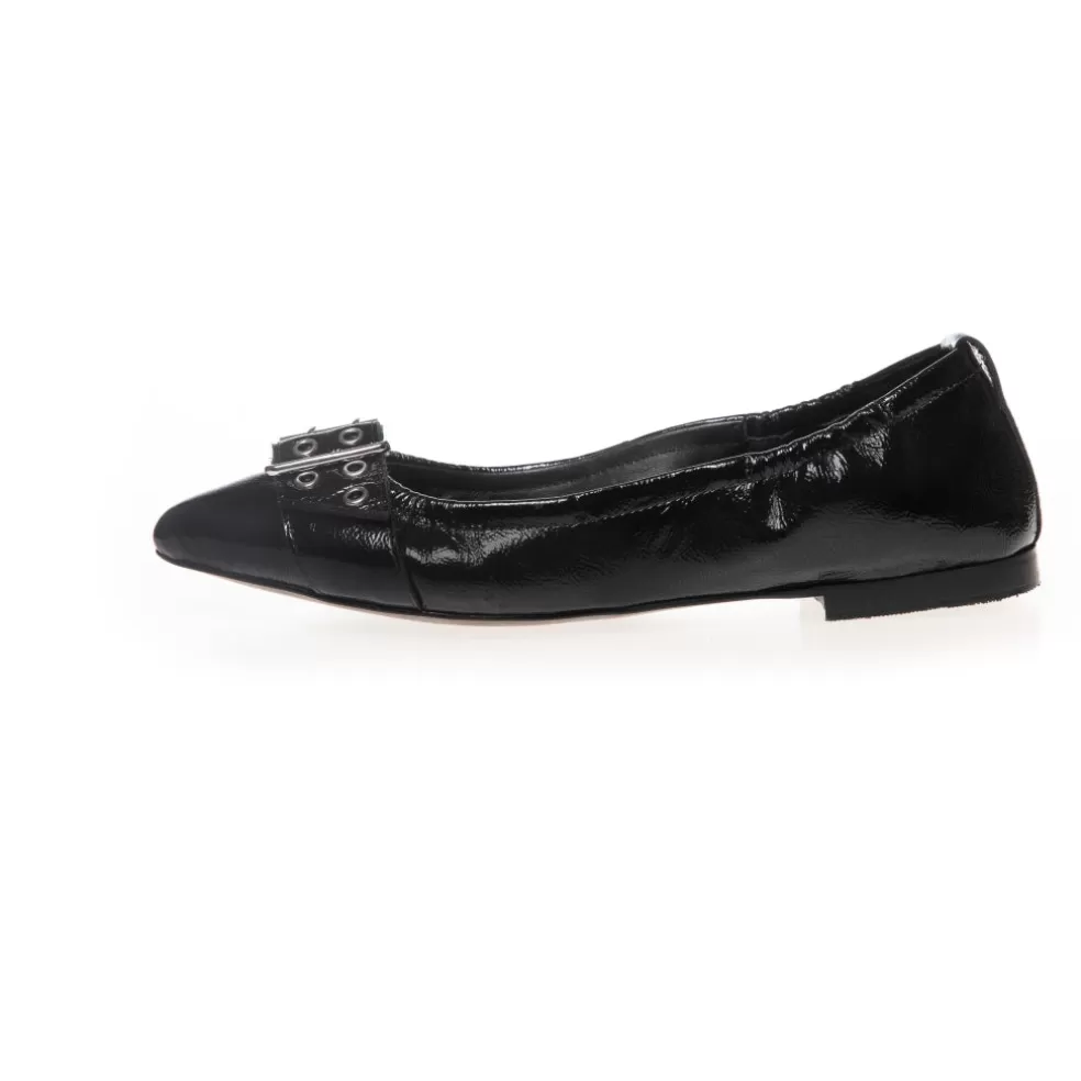 Copenhagen Shoes THE REASON WHY / BLK. PATENT - *Dame Ballerinasko