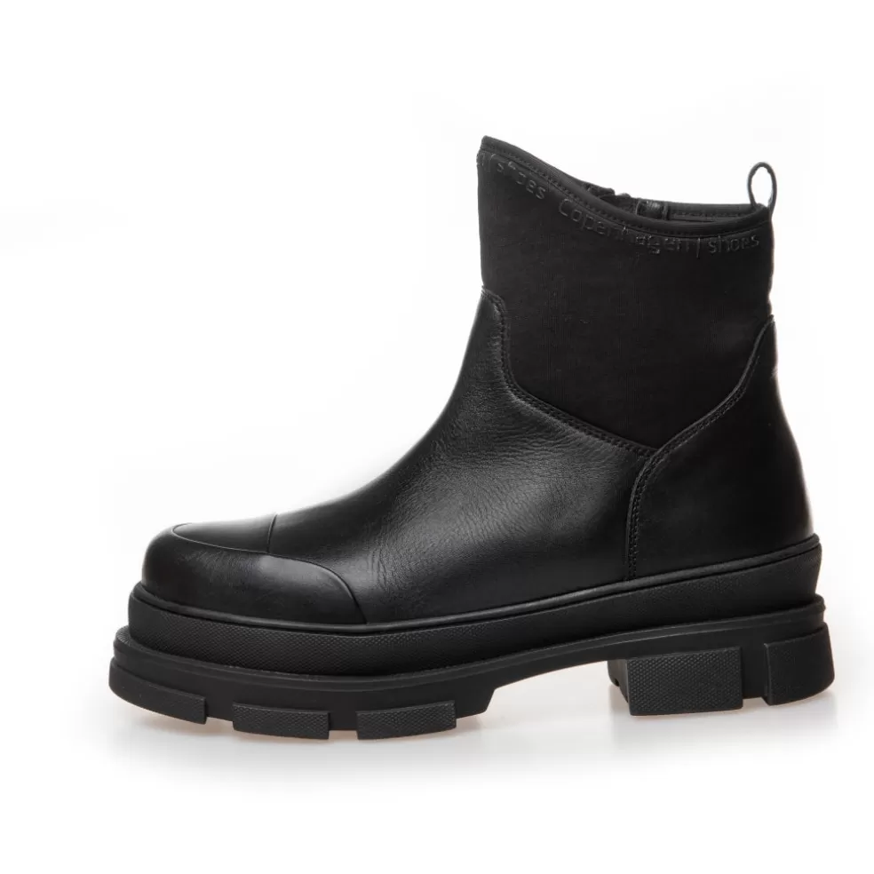 Copenhagen Shoes THE WINTER BOOT BLACK - BLACK*Dame Ankelstøvler